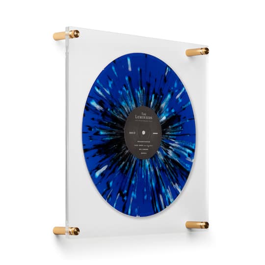 Wexel Art 12'' x 12'' Circle Vinyl Record Album Frame with Acrylic Mat